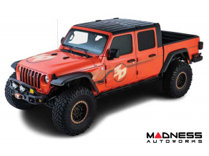 Jeep Gladiator Mounting System - Rhino-Rack - Vortex 2 Bar - Roof Rack w/RTL600 Legs - Black - `20-`25 Jeep Gladiator Mounting System - Rhino-Rack - Vortex 2 Bar - Roof Rack w/RTL600 Legs - Black - `20-`25